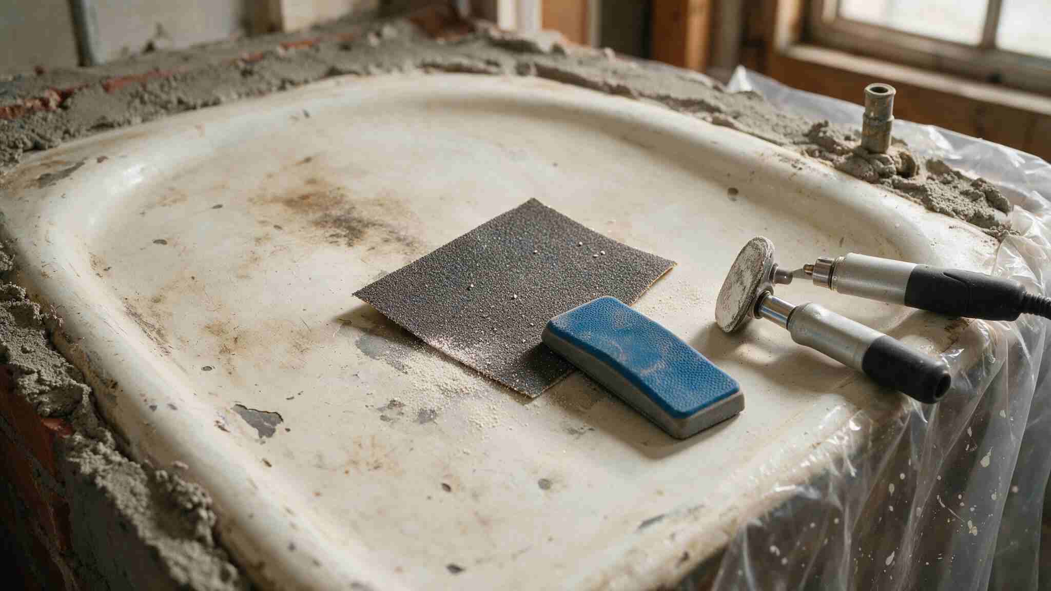 2. reconditionare cada fonta - unelte