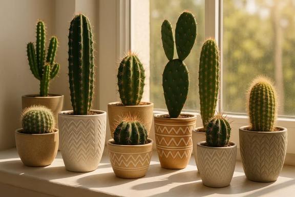 Cactusi in casa - sfaturi de decorare si amplasare