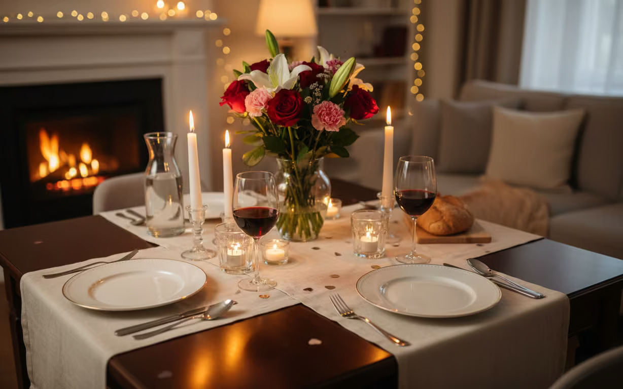 Cadouri pentru barbati de Ziua Indragostitilor- cina romantica