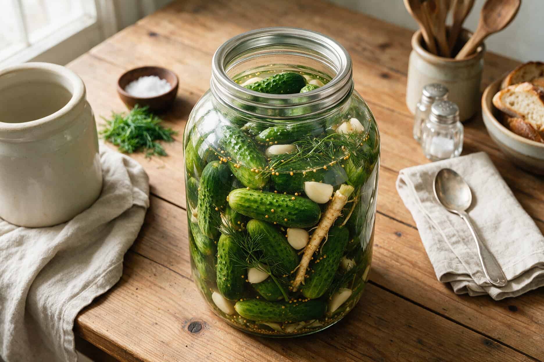 Castraveti murati crocanti