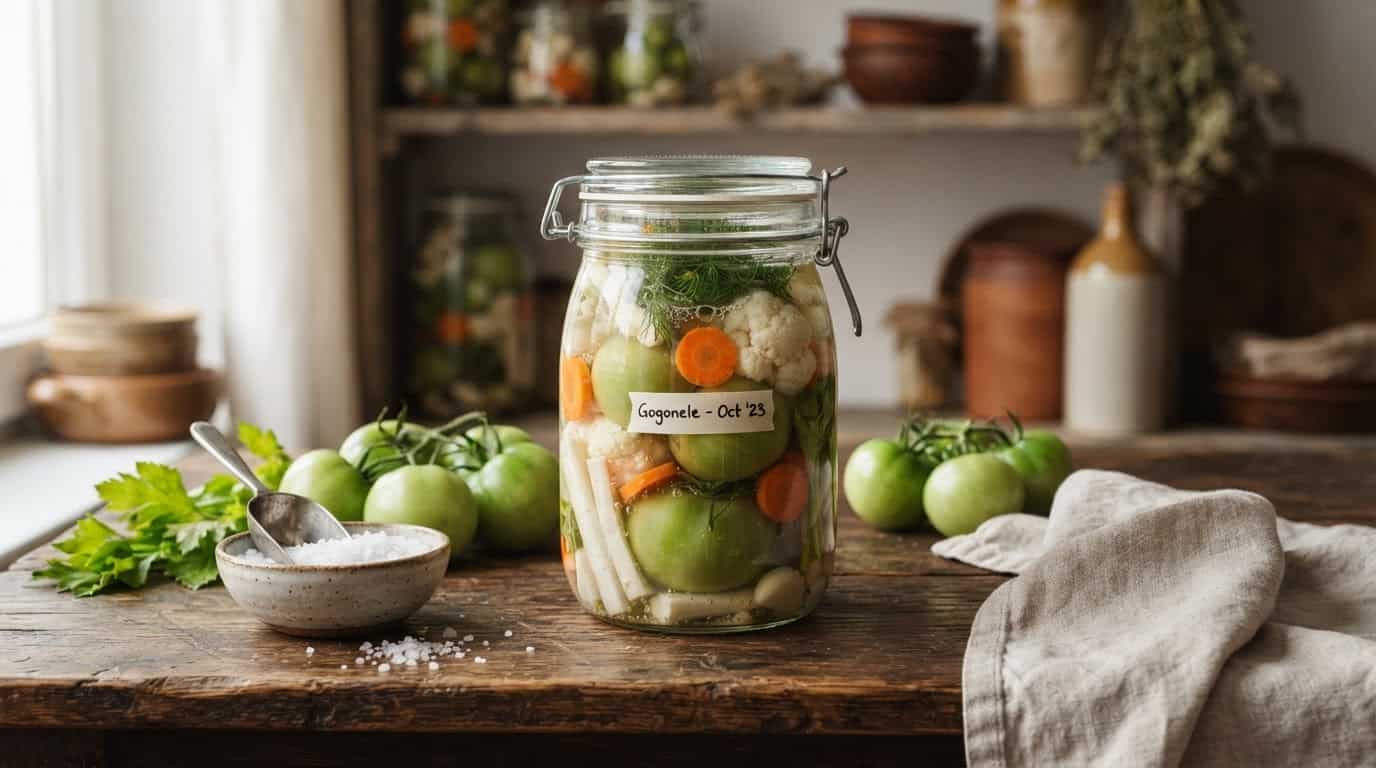 Cum se prepara gogonele murate crocante la borcan pentru iarna