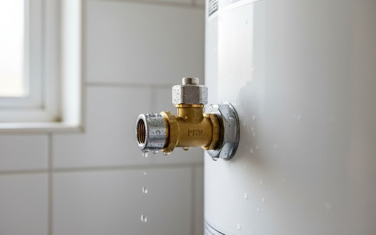 De ce curge apa la supapa de la boilerul electric (supapa de siguranta, scurgeri de apa, boiler electric, baie)