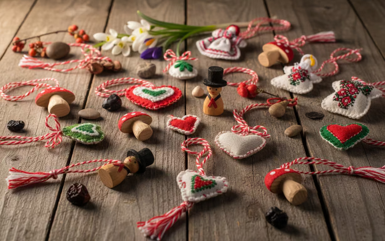 Martisoare inedite si decoratiuni de 8 martie facute manual