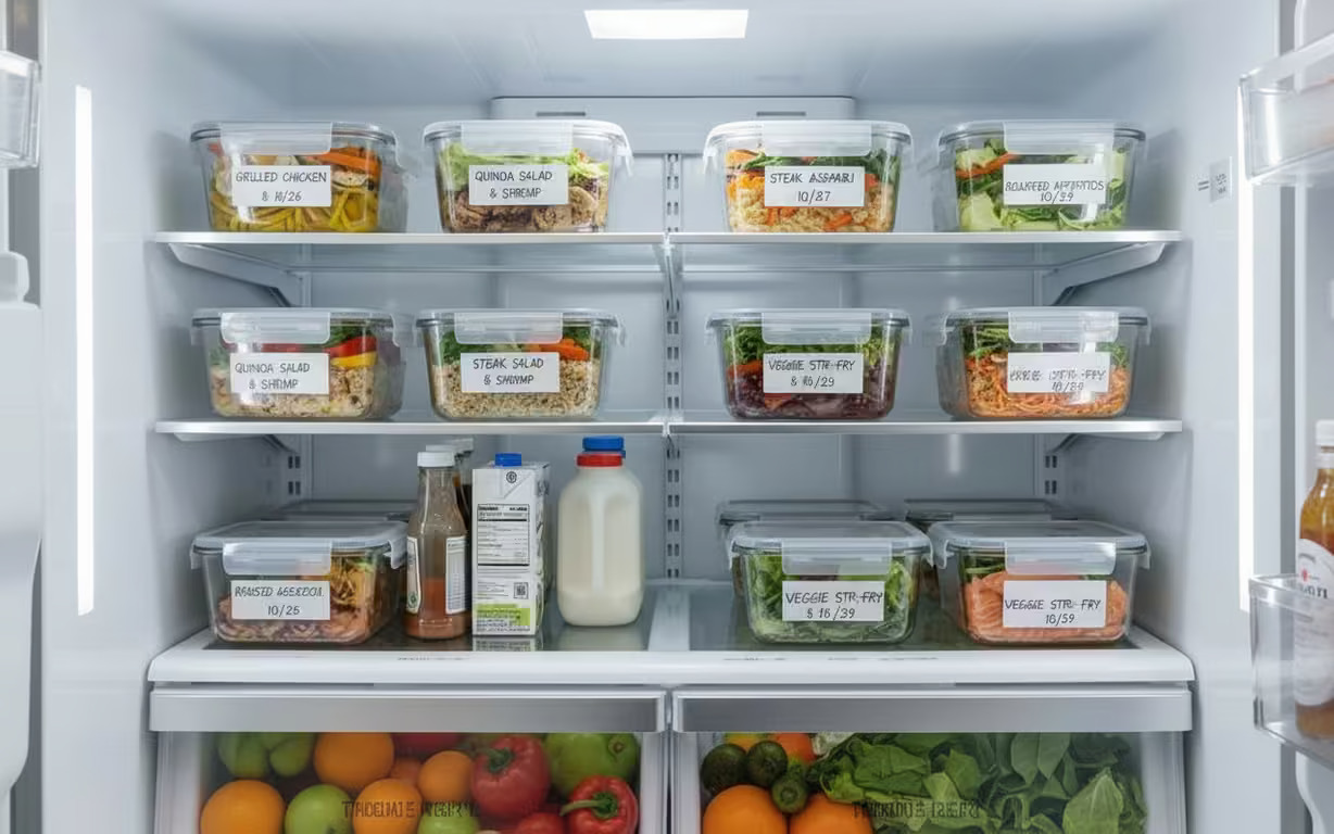 Tehnici corecte de depozitare pentru meal prep