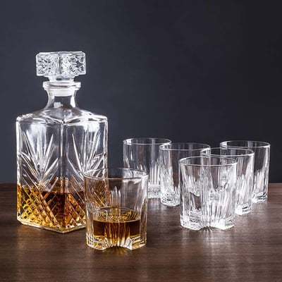set-whisky-bormioli-selecta-decantor-1l-6-pahare-285-ml